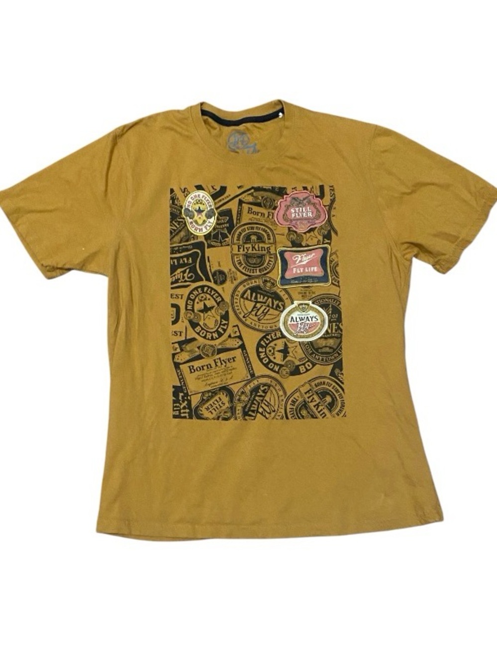 Bornfly Graphic Crewneck T-Shirt